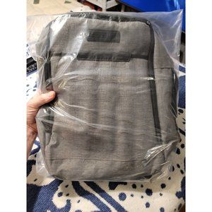 Crg Prestige Gray Black Canvas Backpack